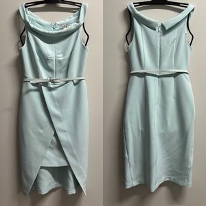 Asymmetrical Powder Blue Dress - New York and Co